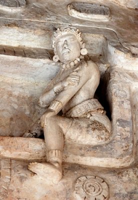 One Of Figure Sitting In The Snake's Eyes