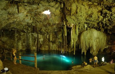 3-Shot Panorama From The Center Of The Cave