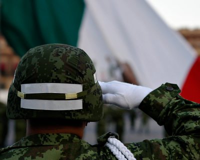 Soldier in the Zocalo