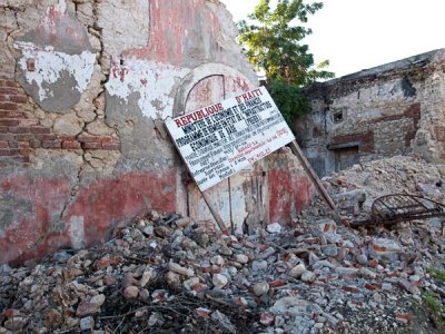 Destruction in Jacmel