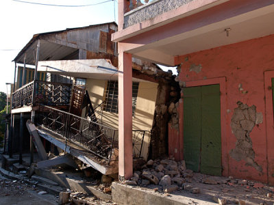 Destruction in Jacmel