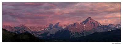Purple Twilight on Mount Sneffels