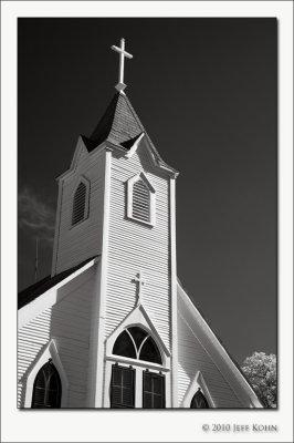 Steeple Detail, Sacred Heart Church