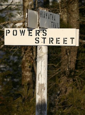 UP street signs