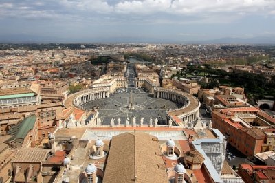 View of St. Peter's Square from the Dome