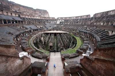 Rome's Colosseum--Bird's Eye View