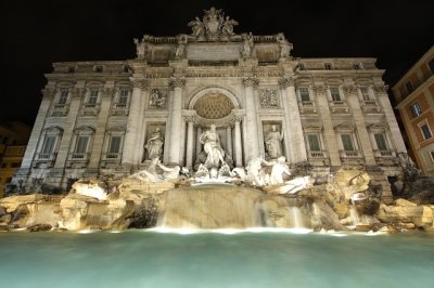Trevi Fountain at Night (Rome)