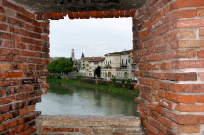 Verona from the Scaligero Bridge