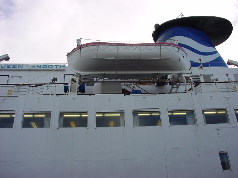 One of the two lifeboats
