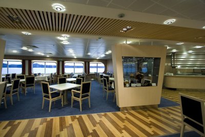 Dining Room up forward on deck 4