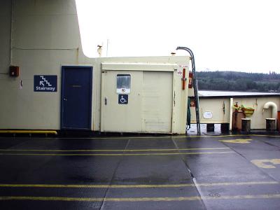 Handicapped Shelter on the car deck