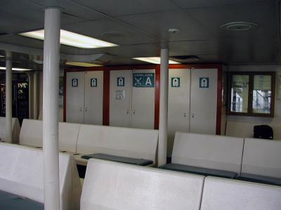 Assembly Station A in passenger lounge