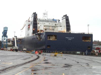 North Star at the Esquimalt graving dock