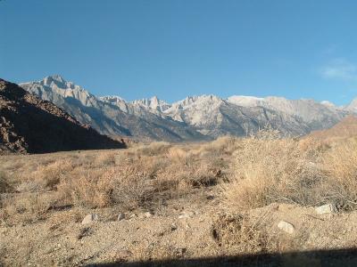 Our first view of Mt. Whitney