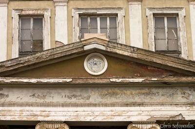16 May 2005 - Detail of a neoclassical building