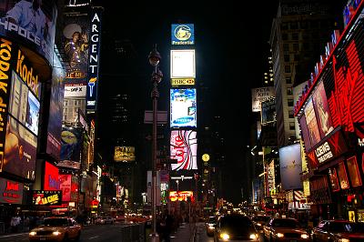 Times Square by night