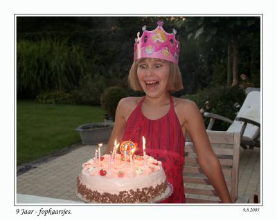 9 years old, August 2005