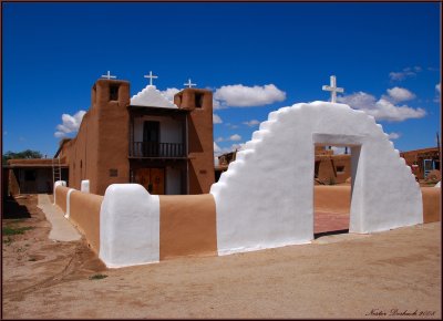  St. Jerome, Chapel / Taos Pueblo  New Mexico USA