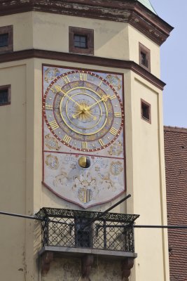 Turm mit Uhr des altes Rathaus