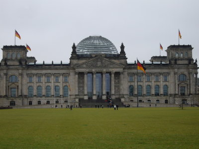 el parlament alemany, arrassat a la guerra i restaurat pel Foster