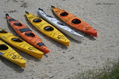 Kayaks on the beach / Kayak sur la plage.jpg
