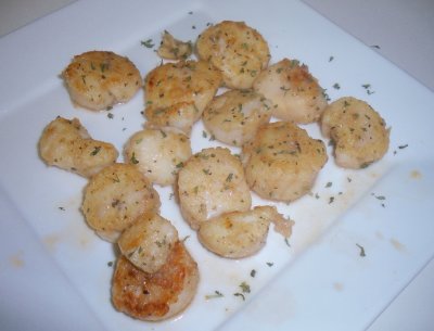 I made scallops!