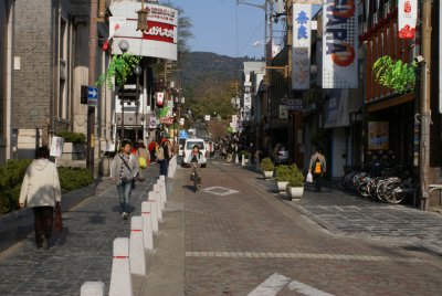Street towards Nara Park