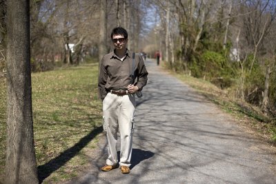 On Bike Path in Early Spring