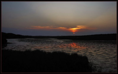 Sunset on Lake