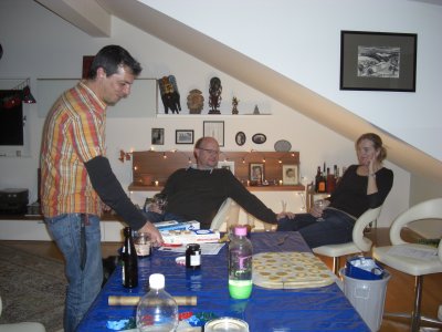 Hirzlers ganz entspannt.