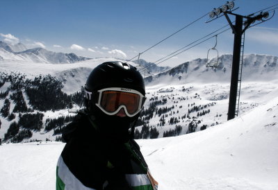 Me  at top of LOVELAND 