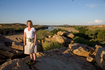 Monique at confluence of Shasti and Limpopo