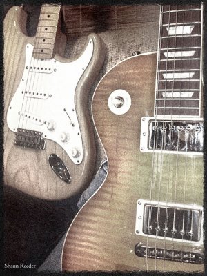 My Strat and Les Paul