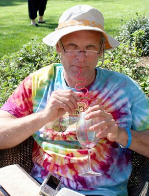 Mike shows his distinguished colors