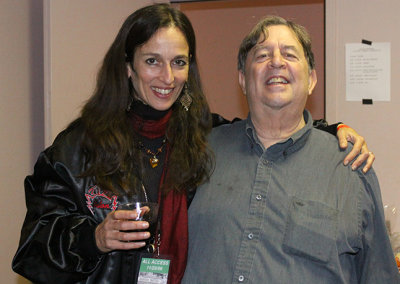 Lisa Flores and tribute-concert producer and longtime local promoter Don DiBono