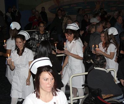 Exit procession