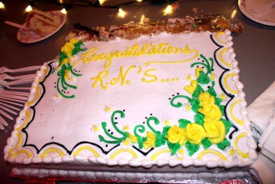 Congratulation cake