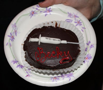 Here's to Becky!