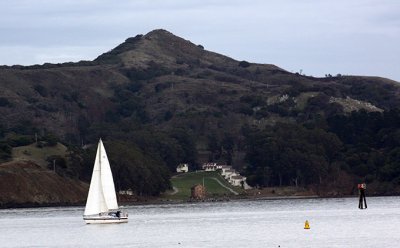 Angel Island as seen from Sausalito