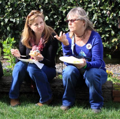 Joanna and Diane at Dry Creek Vineyard