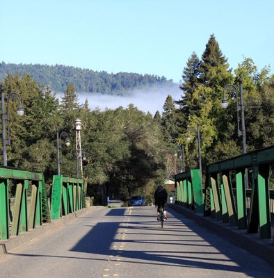 Sunday Morning, Russian River bridge, Monte Rio