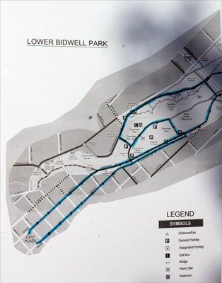 The 5K route through Bidwell Park