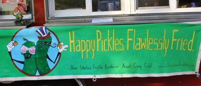 Happy pickles, flawlessly fried