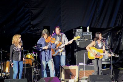 Jackie Greene Band with Theresa Williams, Larry Campbell, Furthur stage