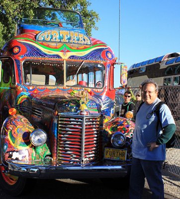 Alan with the Kesey Bus