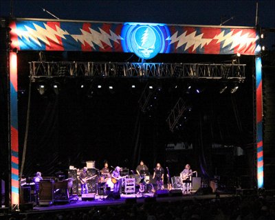 Furthur Festival, May 29-31, 2010, The Furthur stage lights up the night at the fairgrounds