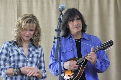 Theresa Williams and Larry Campbell, who appeared frequently throughout the weekend