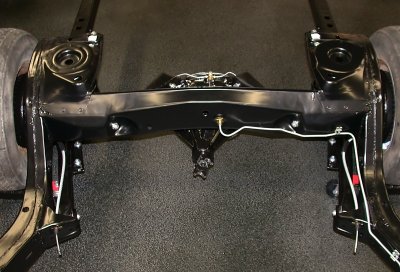 Rear suspension above