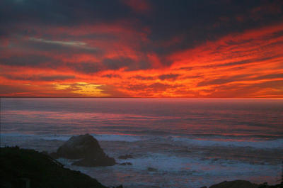 Sunset, Point Lobos & Seal Rock, San Francisco, Ca
