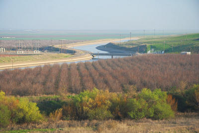 The California Aquaduct In The Central Valley